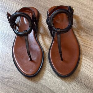 SEE BY CHLOE Brown Leather Women's Sandals
